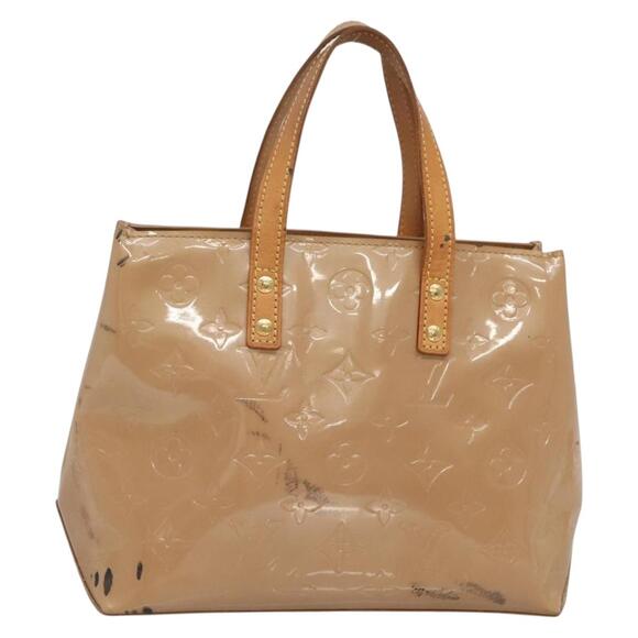 LOUIS VUITTON Monogram Vernis Reade PM Hand Bag Noisette M91334 - Picture 1 of 16